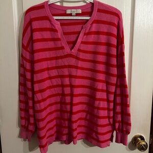Loft V neck sweater, size M